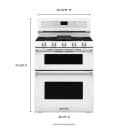 30-inch 5 Burner Gas Double Oven Convection Range view 3