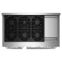 Kitchenaid® 48-inch 6 Burner Commercial-style Gas Range With Griddle view 8