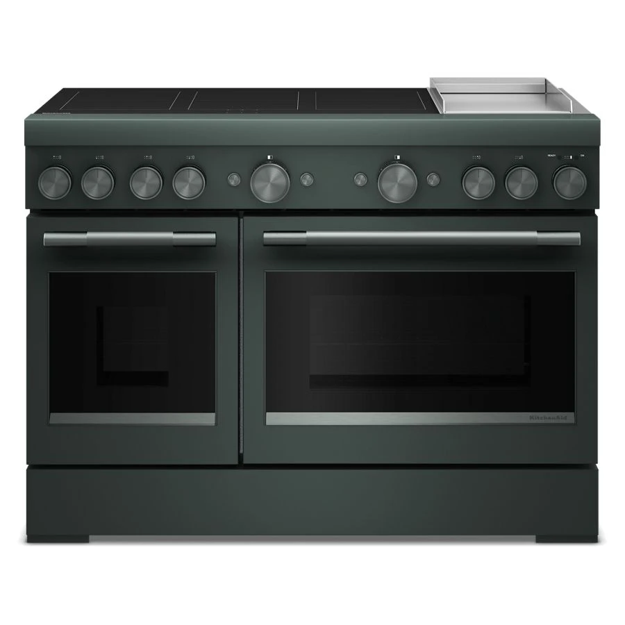 48-Inch 6-Element Induction Freestanding Commercial-Style Range with Griddle