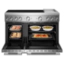 48-inch 6-element Induction Freestanding Commercial-style Range With Griddle view 2