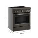 30-inch 4-element Induction Freestanding Commercial-style Range With Air Fry view 3