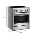 30-inch 4-element Induction Freestanding Commercial-style Range With Air Fry view 8