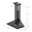 30 In. Convertible Vent Wall Mount Range Hood In Stainless Steel With Crown Molding view 9