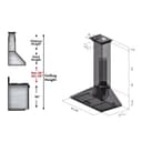 30 In. Convertible Vent Wall Mount Range Hood In Stainless Steel With Crown Molding view 10