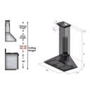 30 In. Convertible Vent Wall Mount Range Hood In Stainless Steel With Crown Molding view 11