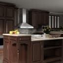 36" Convertible Vent Wall Mount Range Hood with Crown Molding view 10