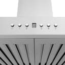 48 In. Crownsound™ Ducted Vent Wall Mount Range Hood In Stainless Steel With Built-in Bluetooth Speakers view 10