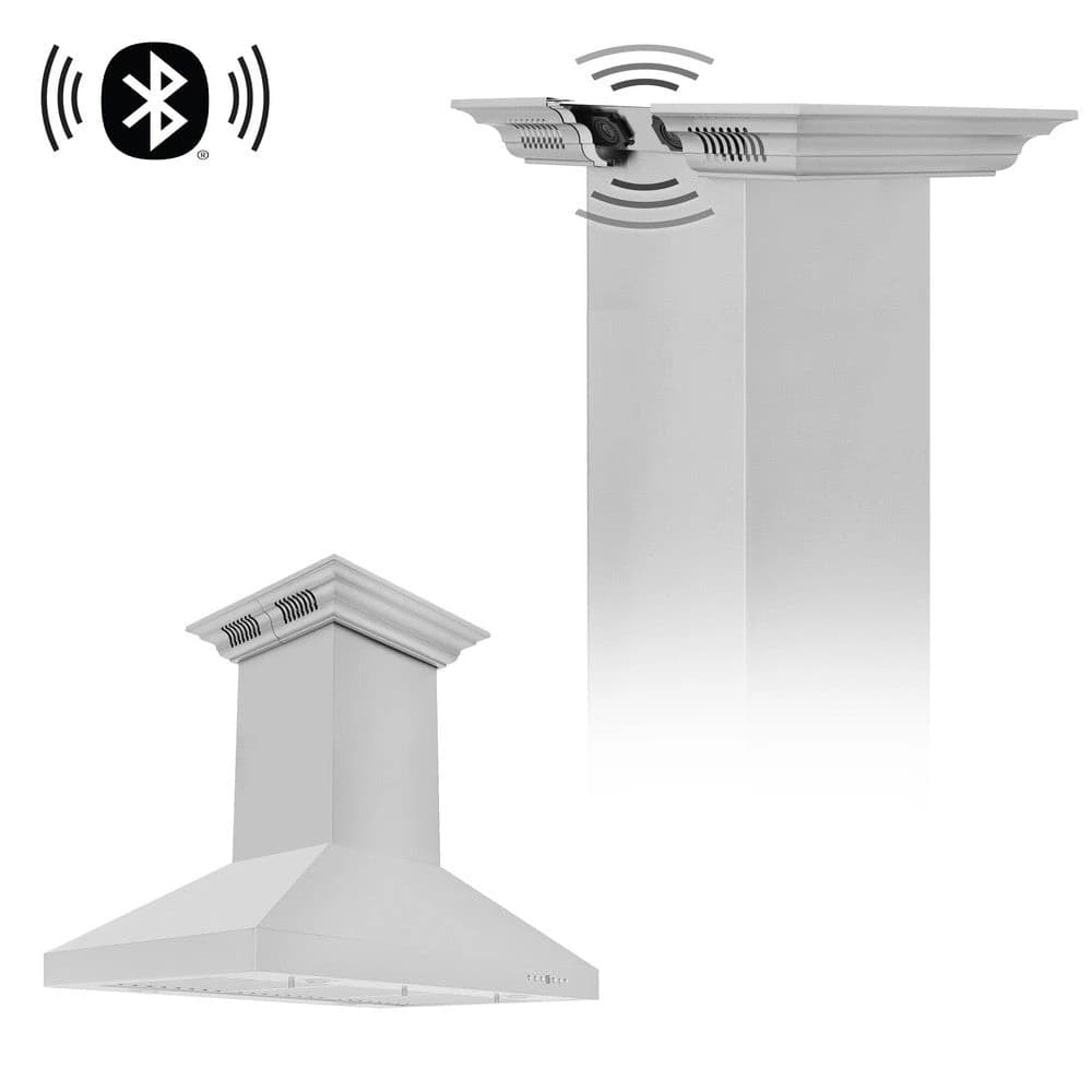 30 in. CrownSound™ Ducted Vent Island Mount Range Hood