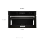27" Built In Microwave Oven with Convection Cooking view 2