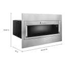 1000 Watt Built-In Low Profile Microwave with Standard Trim Kit view 20