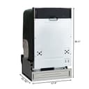 18 in. ADA Panel Ready with 8 Place Settings 52 DB Dishwasher in Stainless-Steel view 3