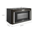 30" 1000-Watt Microwave Hood Combination with Convection Cooking view 10