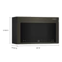Kitchenaid® Multifunction Over-the-range Oven With Flush Built-in Design view 13