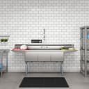 90 in. Three Compartment Commercial Sink Bowl Size 18x18x14 18-Gauge Stainless-Steel with 2 Drainboards view 4