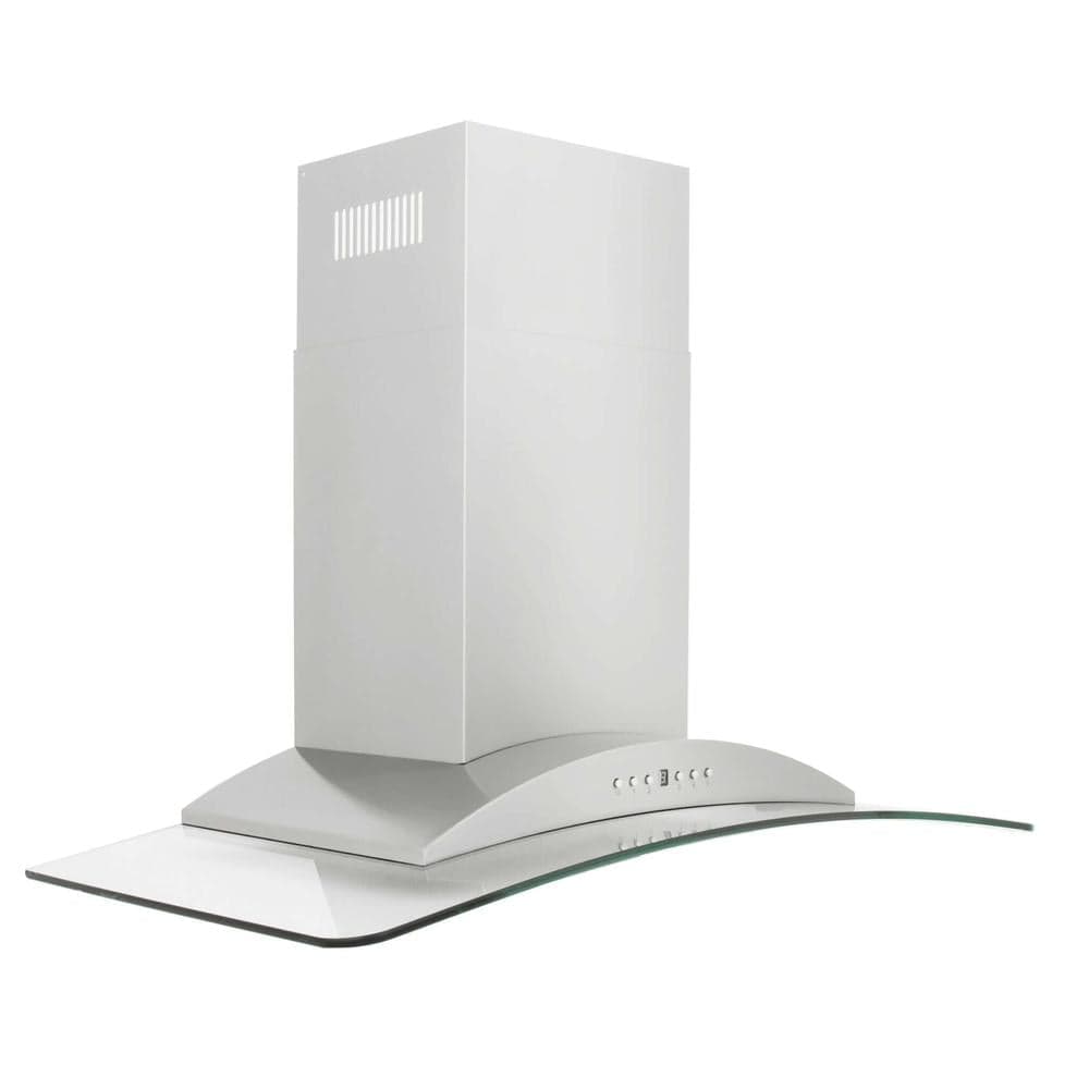 Convertible Vent Wall Mount Range Hood & Glass (KN) - 30 inch