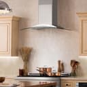 Convertible Vent Wall Mount Range Hood & Glass (KN) - 30 inch view 9