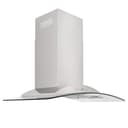 Convertible Vent Wall Mount Range Hood & Glass (KN) - 36 inch view 1