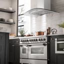 48" Convertible Vent Convertible Vent Wall Mount Range Hood  & Glass - 48 Inch view 9