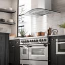48" CrownSound‚ Ducted Vent Wall Mount Range Hood with Built-in Bluetooth Speakers - 48 Inch view 2