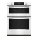 30-inch Smart Electric Combo Wall Oven With Assisted Cooking Modes - White view 1