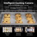 30-inch Smart Electric Combo Wall Oven With Intelligent Cooking Camera - Black Ore view 6