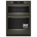 30-inch Smart Electric Combo Wall Oven With Intelligent Cooking Camera - Black Ore view 1