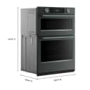 30-inch Smart Electric Combo Wall Oven With Intelligent Cooking Camera - Juniper view 3