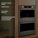 30-inch Smart Electric Double Wall Oven With Assisted Cooking Modes - Black Ore view 8