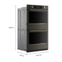 30-inch Smart Electric Double Wall Oven With Assisted Cooking Modes - Black Ore view 6