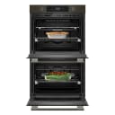 30-inch Smart Electric Double Wall Oven With Assisted Cooking Modes - Black Ore view 4