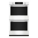 30-inch Smart Electric Double Wall Oven With Assisted Cooking Modes - White view 1