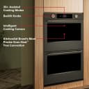 30-inch Smart Electric Double Wall Oven With Intelligent Cooking Camera - Black Ore view 5