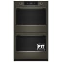 30-inch Smart Electric Double Wall Oven With Intelligent Cooking Camera - Black Ore view 1