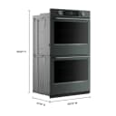 30-inch Smart Electric Double Wall Oven With Intelligent Cooking Camera - Juniper view 3