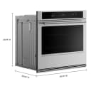 30-inch Electric Single Wall Oven With No Preheat Air Fry Mode - Printshield™ Finish view 3