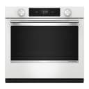 30-inch Smart Electric Single Wall Oven With Assisted Cooking Modes - White view 1