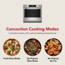 30-inch Smart Electric Single Wall Oven With Assisted Cooking Modes - White view 10