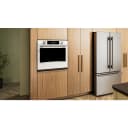30-inch Smart Electric Single Wall Oven With Assisted Cooking Modes - White view 4