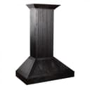 30 In. Wooden Convertible Vent Wall Mount Range Hood In Rustic Dark Finish view 1