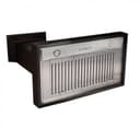 30 In. Wooden Convertible Vent Wall Mount Range Hood In Rustic Dark Finish view 5