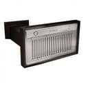 36 In. Wooden Convertible Vent Wall Mount Range Hood In Rustic Dark Finish view 5