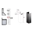 61" Wooden Chimney Extension for Ceilings up to 12 ft. view 2