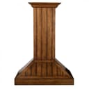 30 In. Wooden Wall Mount Range Hood In Rustic Light Finish view 2