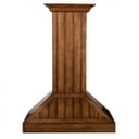 36 In. Wooden Wall Mount Range Hood In Rustic Light Finish view 4