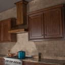 36 In. Wooden Wall Mount Range Hood In Rustic Light Finish view 8