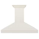 48"Ducted Vent Wooden Convertible Vent Wall Mount Range Hood in Cottage White view 4