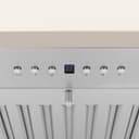 48"Ducted Vent Wooden Convertible Vent Wall Mount Range Hood in Cottage White view 7