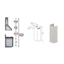 61" Wooden Chimney Extension for Ceilings up to 12 ft. view 2