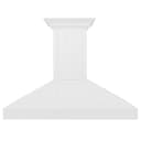 ZLINE 48 in. Wooden Wall Mount Range Hood in Shiplap Bright White Finish (KPWW-48) view 3