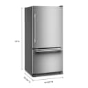 22 Cu. Ft. 33-inch Standard-depth Bottom Mount Refrigerator With Right Door Swing view 2